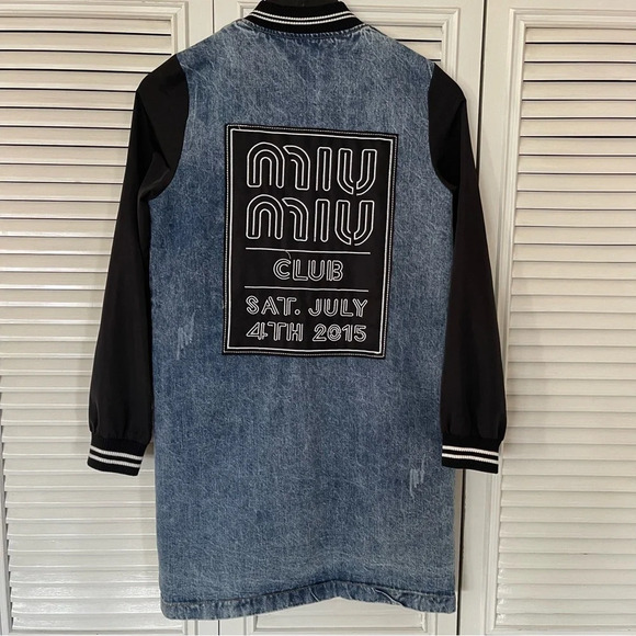 Dennim Patch’s  Long Jacket Women size Small - Picture 2 of 13